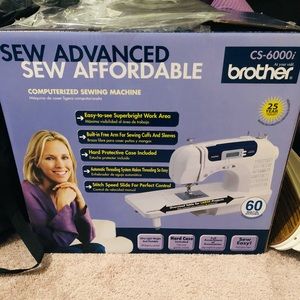 NWT Sewing Machine Brother CS-6000i
